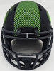 Kam Chancellor Autographed Seattle Seahawks Eclipse Black Speed Mini Helmet MCS Holo Stock #220826