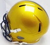 George Pickens Autographed Pittsburgh Steelers Flash Gold Full Size Replica Speed Helmet (Smudged) Beckett BAS QR #BJ56655