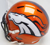 John Elway Autographed Denver Broncos Flash Orange Full Size Replica Speed Helmet Beckett BAS Witness #W150515