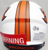 John Elway Autographed Denver Broncos Lunar Eclipse White Full Size Authentic Speed Helmet Beckett BAS Witness #WL49198