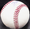 Julio Rodriguez Autographed Official MLB Baseball Seattle Mariners (Smudged) Beckett BAS QR #BH038213