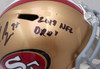 Nick Bosa Autographed Full Size Speed Replica Helmet San Francisco 49ers "2019 NFL DPOY" Beckett BAS QR #WL66434
