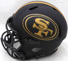 Nick Bosa Autographed Black Eclipse Full Size Speed Replica Helmet San Francisco 49ers (Smudged) Beckett BAS QR #WL66193