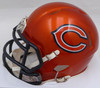 Justin Fields Autographed Orange Flash Speed Mini Helmet Chicago Bears Beckett BAS QR #W176085