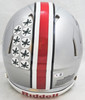 Eddie George Autographed Ohio State Buckeyes Silver Full Size Authentic Speed Helmet "Heisman 1995" Beckett BAS QR Stock #220881
