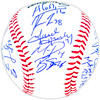 2022 World Series Champion Houston Astros Team Signed Autographed 2022 World Series Logo MLB Baseball With 20 Signatures Including Jose Altuve & Yordan Alvarez Beckett BAS Witness Stock #220891