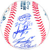 2022 World Series Champion Houston Astros Team Signed Autographed 2022 World Series Logo MLB Baseball With 20 Signatures Including Jose Altuve & Yordan Alvarez Beckett BAS Witness Stock #220891