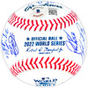 2022 World Series Champion Houston Astros Team Signed Autographed 2022 World Series Logo MLB Baseball With 20 Signatures Including Jose Altuve & Yordan Alvarez Beckett BAS Witness Stock #220891