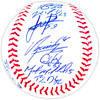 2022 World Series Champion Houston Astros Team Signed Autographed 2022 World Series Logo MLB Baseball With 20 Signatures Including Jose Altuve & Yordan Alvarez Beckett BAS Witness Stock #220891