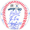 2022 World Series Champion Houston Astros Team Signed Autographed 2022 World Series Logo MLB Baseball With 20 Signatures Including Jose Altuve & Yordan Alvarez Beckett BAS Witness Stock #220891