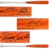 2022 World Series Champion Houston Astros Team Signed Autographed Orange & Silver Victus Yordan Alvarez Pro Reserve Maple Bat With 20 Signatures Including Jose Altuve & Yordan Alvarez Beckett BAS Witness Stock #220887