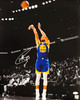 Stephen Curry Autographed Framed 16x20 Photo Golden State Warriors Shooting Spotlight JSA Stock #221122