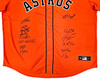 Houston Astros 2022 World Series Champion Autographed Orange Nike Jersey Size XXL With 14 Signatures Including Jose Altuve & Yordan Alvarez Beckett BAS Witness Stock #220890