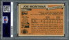 Joe Montana Autographed 1981 Topps Rookie Card #216 San Francisco 49ers Auto Grade Gem Mint 10 PSA/DNA #77941097