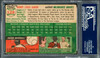 Hank Aaron Autographed 1954 Topps Card #128 Milwaukee Braves Vintage 1950's Rookie Era Signature PSA/DNA #83832756