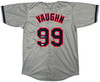 Charlie Sheen Autographed Gray Jersey Major League Ricky 'Wild Thing' Vaughn Beckett BAS Witness Stock #221306