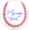 Charlie Sheen, Corbin Bernsen & Tom Berenger Autographed Official MLB Baseball Major League Beckett BAS Witness Stock #221318