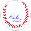 Charlie Sheen, Corbin Bernsen & Tom Berenger Autographed Official MLB Baseball Major League Beckett BAS Witness Stock #221319