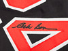 Major League Charlie Sheen, Corbin Bernsen & Tom Berenger Autographed Navy Jersey Beckett BAS Witness Stock #221307