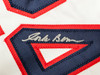 Major League Charlie Sheen, Corbin Bernsen & Tom Berenger Autographed White Jersey Beckett BAS Witness Stock #221309