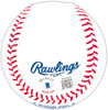 Marcus Semien Autographed Official 2023 World Series Logo MLB Baseball Texas Rangers Beckett BAS Witness Stock #221326