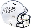 John Cappelletti Autographed Penn State Nittany Lions White Full Size Speed Replica Helmet "73 Heisman" JSA Stock #221332