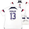 Team USA Alex Morgan Autographed White Nike Jersey Womens Size XL Beckett BAS Witness Stock #221523
