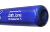 Josh Jung Autographed Blue/White Marucci Player Model Bat Texas Rangers "23 WS Champs" Beckett BAS Witness Stock #221362