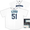 Seattle Mariners Ichiro Suzuki Autographed White Nike Jersey Size XL "#51" IS Holo Stock #221299