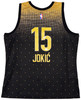 Denver Nuggets Nikola Jokic Autographed Black Authentic Mitchell & Ness HWC Swingman 2016 All Star Game World Jersey Size XL JSA Stock #221502