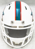 De'Von Achane Autographed Miami Dolphins White Speed Mini Helmet Beckett BAS Witness Stock #221545