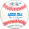 Eddie Robinson Autographed Official AL Baseball Cleveland Indians, New York Yankees Beckett BAS #BK44414