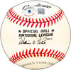 Ralph Kiner Autographed Official NL Baseball Pittsburgh Pirates Beckett BAS #BK44396
