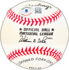 Harvey Haddix Autographed Official NL Baseball Pittsburgh Pirates Beckett BAS #BK44429