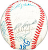 1988 World Series Champion Los Angeles Dodgers Team Signed Autographed Official Dodgers Logo Baseball With 25 Signatures Including Tommy Lasorda & Don Sutton Beckett BAS #AB08814