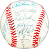 1988 World Series Champion Los Angeles Dodgers Team Signed Autographed Official Dodgers Logo Baseball With 25 Signatures Including Tommy Lasorda & Don Sutton Beckett BAS #AB08814