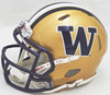 Unsigned Washington Huskies Gold Speed Mini Helmet Stock #222013