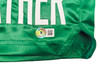 Floyd Mayweather Jr. Autographed Green Boxing Trunks "50-0" Beckett BAS Witness Stock #221643