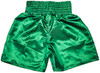 Floyd Mayweather Jr. Autographed Green Boxing Trunks "50-0" Beckett BAS Witness Stock #221643