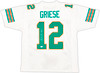 Miami Dolphins Bob Griese Autographed White Jersey Beckett BAS Witness Stock #222016