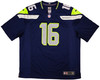 Seattle Seahawks Tyler Lockett Autographed Blue Nike On Field Jersey Size XXL MCS Holo Stock #222047