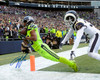 Tyler Lockett Autographed 16x20 Photo Seattle Seahawks Toe Tap Touchdown vs. Rams MCS Holo Stock #222051