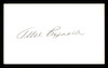 Allie Reynolds Autographed 3x5 Index Card New York Yankees SKU #222507