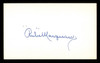 Rube Marquard Autographed 3x5 Index Card Brooklyn Dodgers SKU #222505