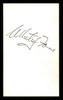 Whitey Ford Autographed 3x5 Index Card New York Yankees SKU #222493