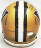 Ja'Lynn Polk Autographed Washington Huskies Gold Speed Mini Helmet MCS Holo Stock #222057