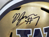 Dillon Johnson Autographed Washington Huskies Gold Full Size Replica Speed Helmet MCS Holo Stock #222072