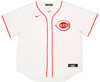 Cincinnati Reds Elly De La Cruz Autographed White Nike Jersey Size XL "Cycle 6/23/23" Beckett BAS Witness Stock #222820