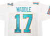 Miami Dolphins Jaylen Waddle Autographed White Jersey JSA Stock #222823