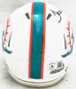 Tyreek Hill Autographed Miami Dolphins White Speed Mini Helmet Beckett BAS Witness Stock #222810